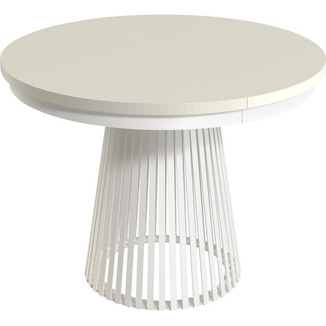 Mesa Stanton 150, Cachemira, 77x0x180cm, Alargamiento, Aglomerado laminado, Metal (1/5)