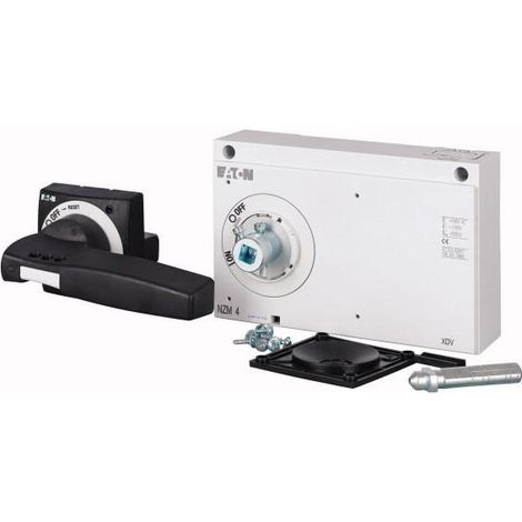 Poignée rotative à commande rompue sur porte à commande rompue sur porte noire taille 4 EATON NZM4-XTVD-0