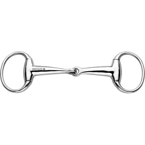 Bocado Sprenger eggbut hollow mouthpiece forma oliva bordes lisos