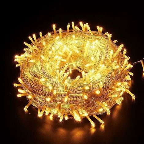 LED-Lichterkette – 30 m – IP44 wasserdicht – Warmweiß – Für den Innen- und Außenbereich (Garten) – 1 Stück (1/5)