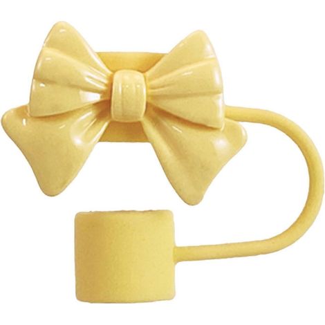 Embouts de paille en silicone en forme de nœud papillon pour gobelets Stanley - Protections de couvercle réutilisables pour pailles de 10 mm de diamètre - Accessoires anti-poussière (1/5)