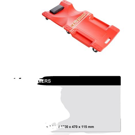 Rollbrett für Automobile, ergonomisches Design, hohe Tragfähigkeit, 40 Zoll (1/2)