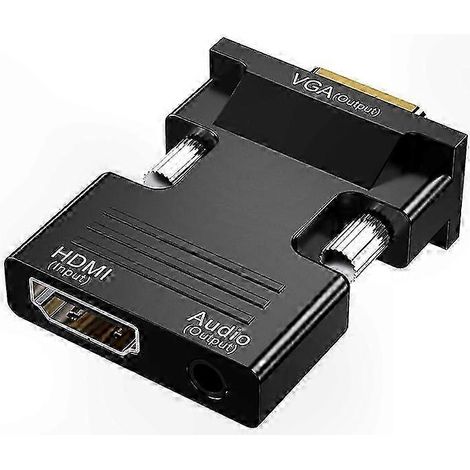 Solutions de connexion adaptateur HDMI vers VGA pour PC, ordinateurs portables, moniteurs et projecteurs (1/5)