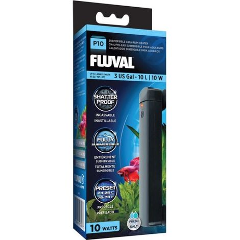 Fluval P10 Pre-set Calentador 24-26ºC, 10L