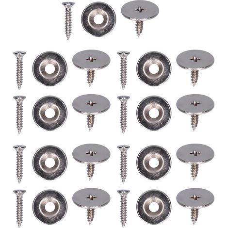 Packung mit 10 extraflachen Scheibenmagneten für Türen, Senkbohrung, runder Neodym-Magnet (1/5)