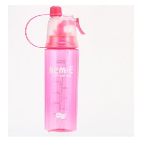 Cold spray water bottle for sports, cycling, gym, beach, leak-proof cup, green (1/5)