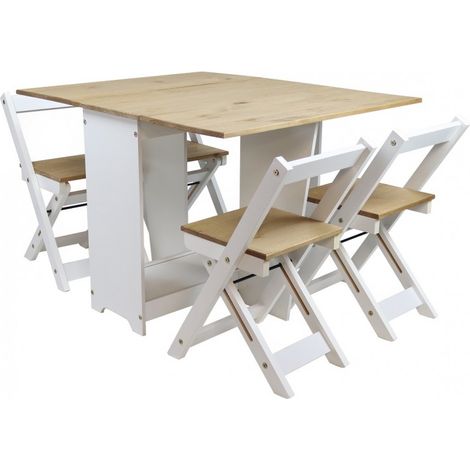 Corona White Butterfly Dining Set (1/5)