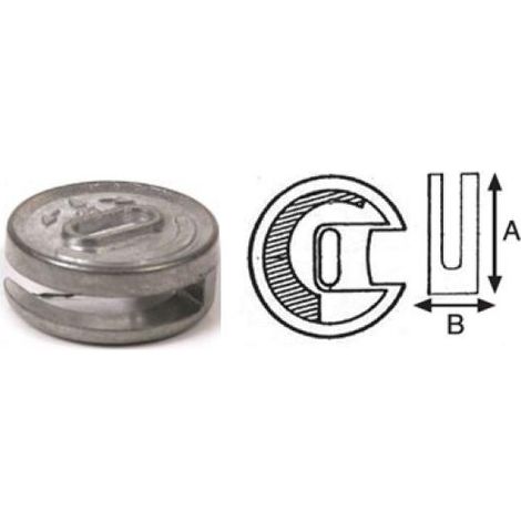 GIUNZIONE ECCENTRICO mm.25 10pz.