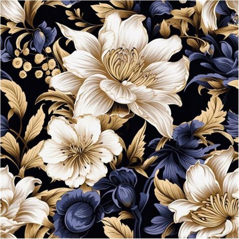 Pol-Mak 3-lagige Papierservietten, elegante Blumen, 33 cm x 33 cm, 20 Stück (1/4)