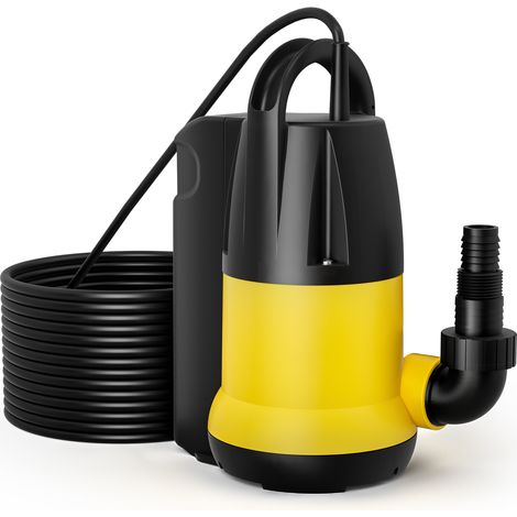 Wiltec Pompa sommersa acque nere 6000 l/h 250 w prevalenza 5,5m Elettropompa a immersione (1/5)