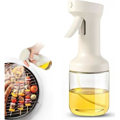 Vaporisateur d'huile d'olive en verre, 450 ml Distributeur d'huile d'olive pour ustensiles de cuisine, friteuse à air chaud (1/5)