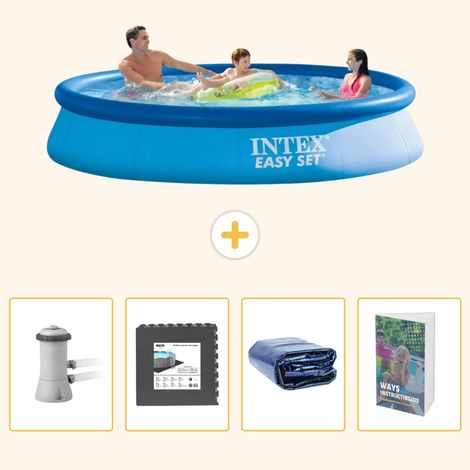 Intex Piscine Easy Set Ronde - 366x76 cm - 5-pièces SCB105 (1/5)