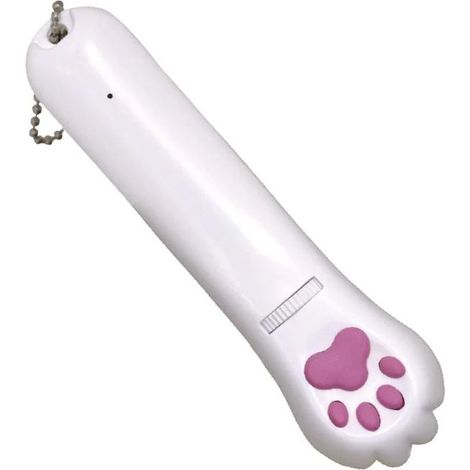 Set 2 pezzi Puntatore LED USB Paw 13x3,5 cm per gatti