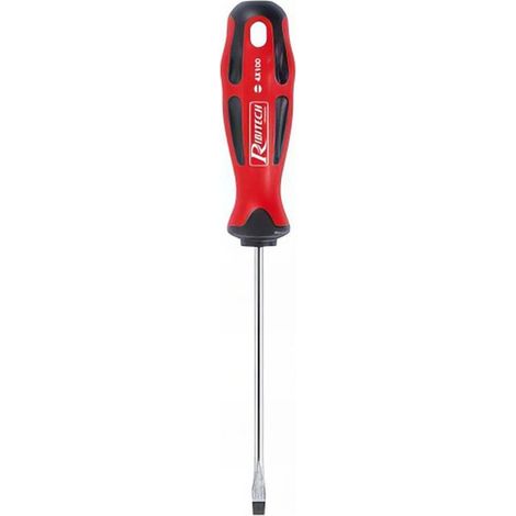 Tournevis Plat 3x75 mm - Aimanté - Précision et Efficacité - Acier Traité - D-Work (1/2)