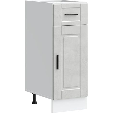 Maison Exclusive - Base da Cucina Porto Grigio Cemento in Legno Multistrato
