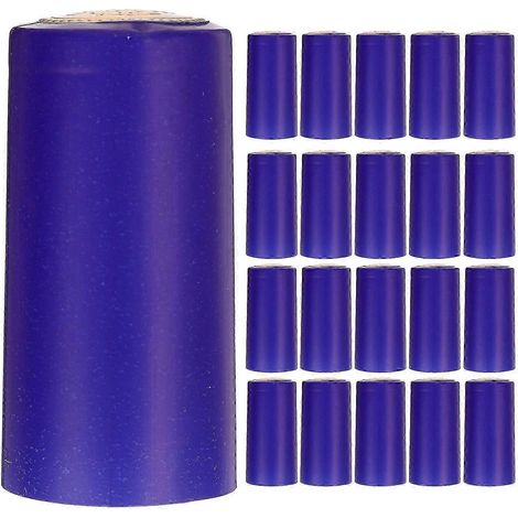 50 capsules thermorétractables pour bouteilles de vin, idéales pour les caves à vin et la maison. (1/4)