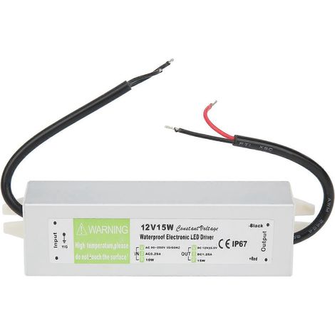 Wasserdichtes Schaltnetzteil 15W AC90-250V LED-Treiber-Transformator-Netzteil