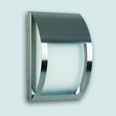 Wandleuchte albert modern Edelstahl 75W E27 kompatibel