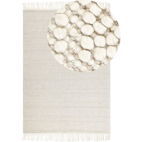 Teppich PERTEK Beige 160 x 230 cm Wolle