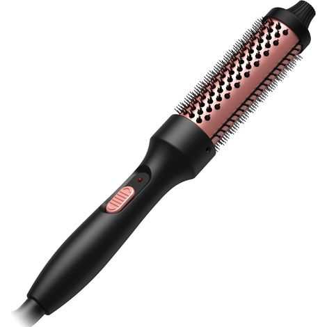 Thermal Brush, Tourmaline Céramique Brosse Chauffante, Brosse Thermique Brushing, Brosse Brushing Chauffante, Loose Boucles, pour Sécher, Lisser, Lissage, Modeler du Volume (1/5)