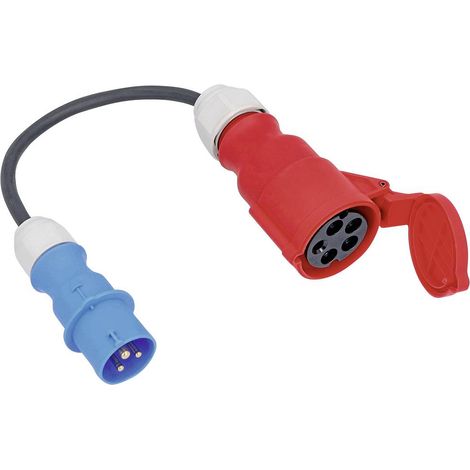 AS Schwabe 61372 Alimentazione Cavo adattatore 16 A Nero 0.3 m H07RN-F 3G 2,5 mm²