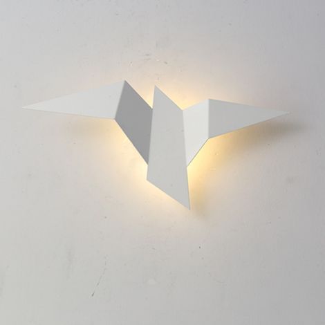 Stück moderne LED-Wandleuchte in Form eines fliegenden Vogels für Schlafzimmer, Wohnzimmer