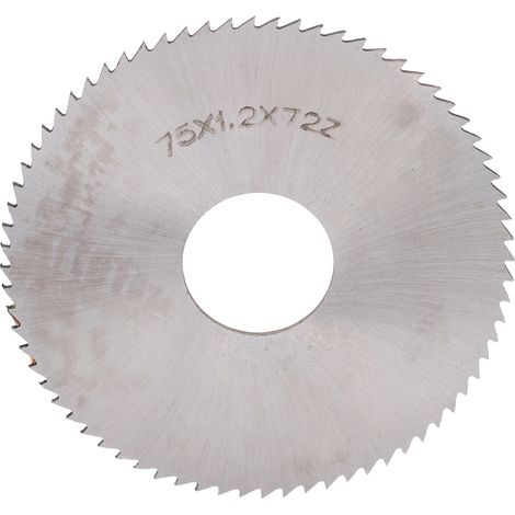 Lame de scie circulaire 75x1.2mm 72 dents en acier rapide, outil de coupe pour métaux, disque professionnel pour découpe rapide. (1/5)