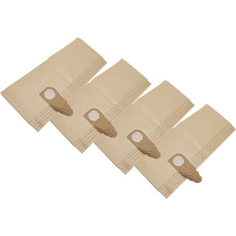 vhbw 20x Bolsa aspiradora reemplaza Nilfisk 60910 para aspiradora - papel, 70,6 cm x 24 cm, marrón (1/3)