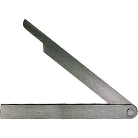 Falsa escuadra de acero en varias medidas                 Longitud corredera 200 mm Sección regla 25 x 5 mm
