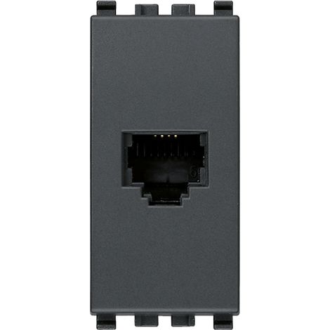 VIMAR - 20320 RJ11-Buchse 6/4 grau