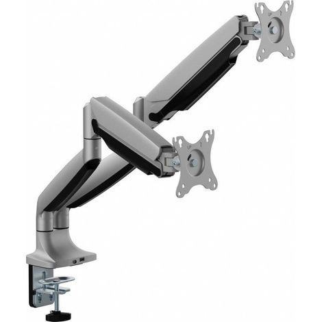 Soporte doble para monitor para oficina moderna