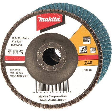 Makita Fächerschleifscheibe 125 mm Z40 - D-27486 (1/3)