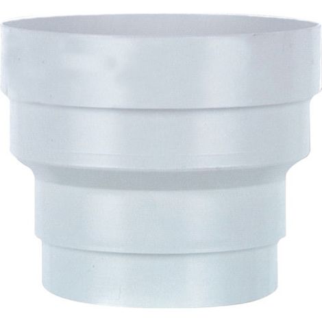 AUTOGYRE - Réduction pvc blanc d.125 à 100mm