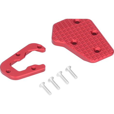 Plaquette de rechange pour pédale de frein arrière de moto, en alliage d'aluminium usiné CNC, allongée et élargie, compatible avec les modèles F900XR 2020-2021, rouge. (1/5)