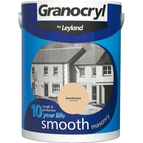 Granocryl Smooth Exterior Masonry Paint - 5L - Sandstone