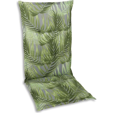 GO-DE Hochlehner-Auflage 50 cm x 120 cm x 6 cm grün palmy grün Sitzpolster