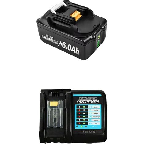 Batterie Lithium-Ion, Capacité 6000mAh, Tension 18V (1/2)