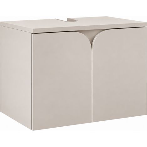 Badplaats Waschtischunterschrank Nepal 60 cm – Beige – Hängend m (1/5)