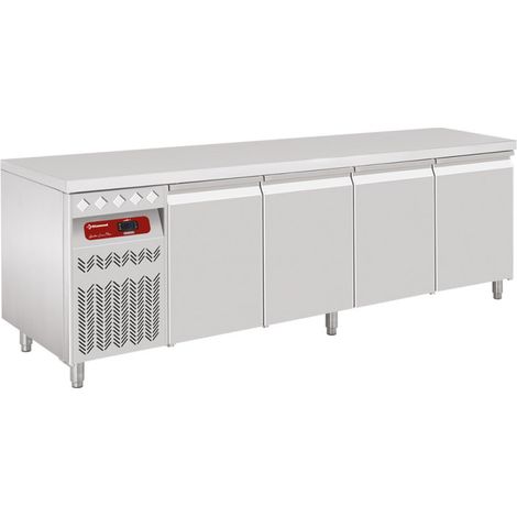 Table réfrigérée ventilé 4prtes GN1/1 - Diamond
