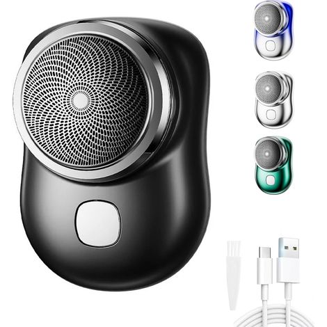 Mini Rasoir Électrique pour Homme Barbe et Cheveux Portable Rechargeable
