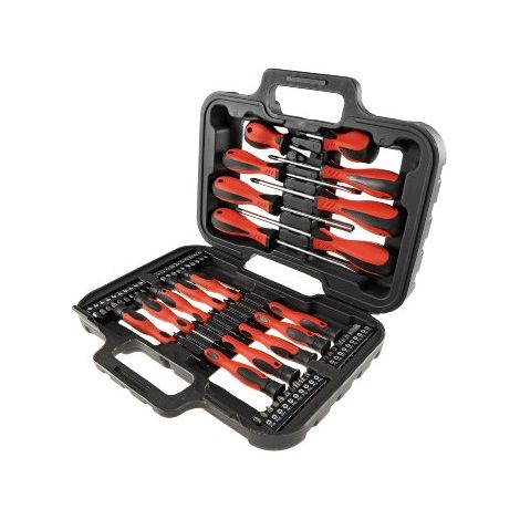 Schraubendreher Set 58 Teile, Profi, Magnethalter