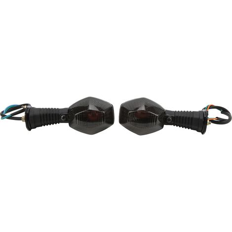 Phare clignotant avant moto indicateur de direction pour SUZUKI DL 1000 VStrom 2006-2012 (Noir) (1/5)