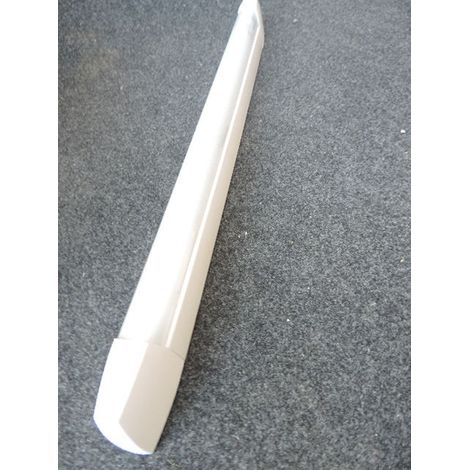 Réglette SDB 18W T8 fluo blanche avec tube 4000K 621lm culot G13 sans inter IK07 IP44 Sliméo L'Ebenoid (1/2)