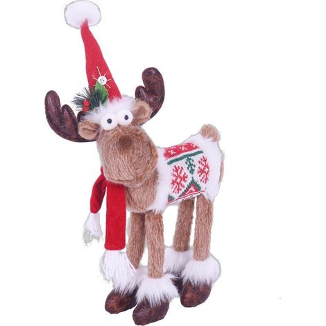RENNA CHRISTMAS A 4 ZAMPE 28X15X46 CM