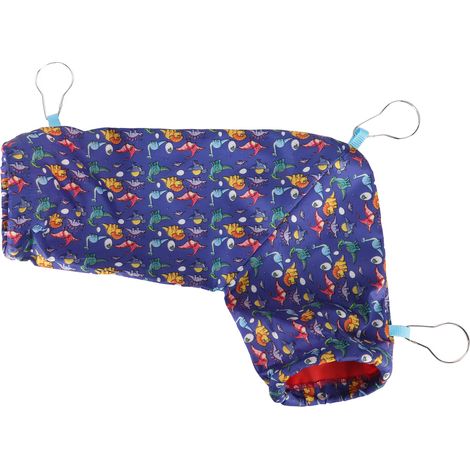 Tunnel d'angle pour Hamster, grand espace, pliable, doux et respirant, cachette de cochon d'inde pour petits animaux de compagnie, monde des dinosaures (1/5)