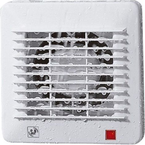 S&P 5211450100  Ventilateur extracteur de salle de bain EDM-100-S 13W 2450rpm (1/3)