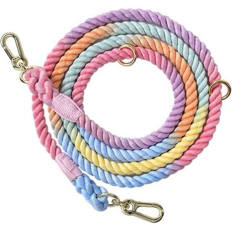 210cmX1.2cm Dog Leash Made of Rope, Training Leash for Dogs Made of Cotton, Hiking, Camping (1/5)