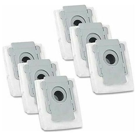 Confezione da 6 sacchetti per aspirapolvere per iRobot Roomba i7 i7+ e5 e6 e7 Sacchetti per aspirapolvere di ricambio per robot Sacchetti per polvere per iRobot Roomba i7 i7+/Plus (1/5)