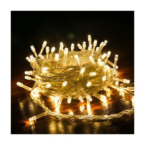 2 Stück Lichterkette , 3M 20 LED Warmweiß , IP65 Wasserdicht Batterie für Innen außen Weihnachtsdekorationen (1/5)
