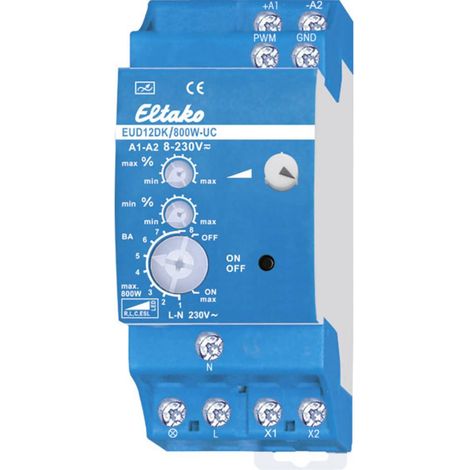 Eltako 21100810 Dimmer da guida DIN Blu